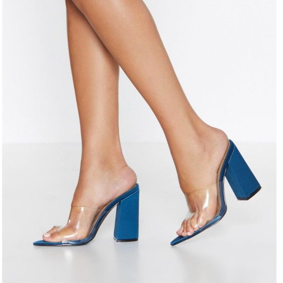 Super Adorable! Nasty Gal Clear the Way Heel - Picture 1 of 4